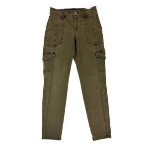Peruvian Connection Finn Cargo Pants Women’s Olive Green Utility Cotton Pants 8